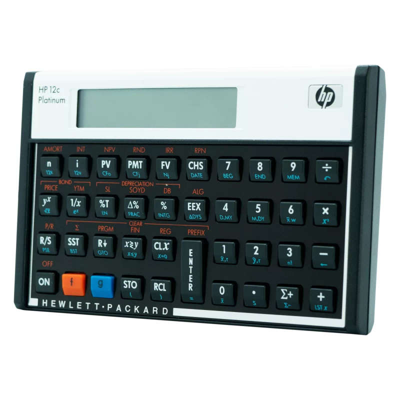HP 12CPlatinum- (Algebraic or RPN) Financial Calculator