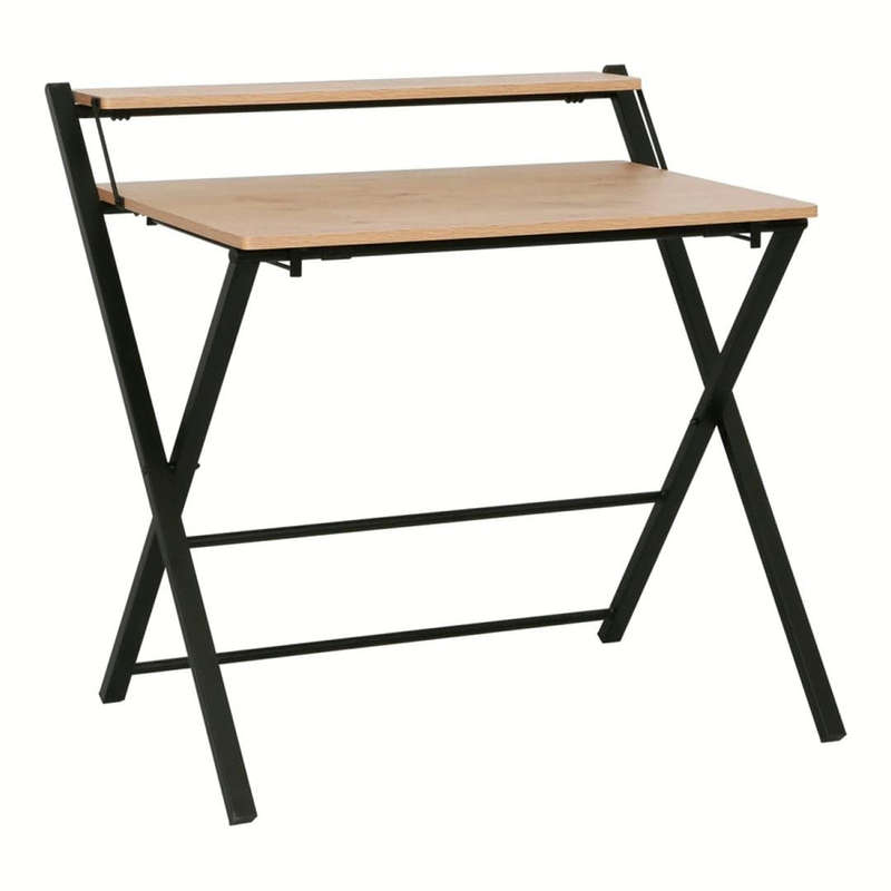Everfurn Elf Folding Compact Portable Work Desk with Steel Frame