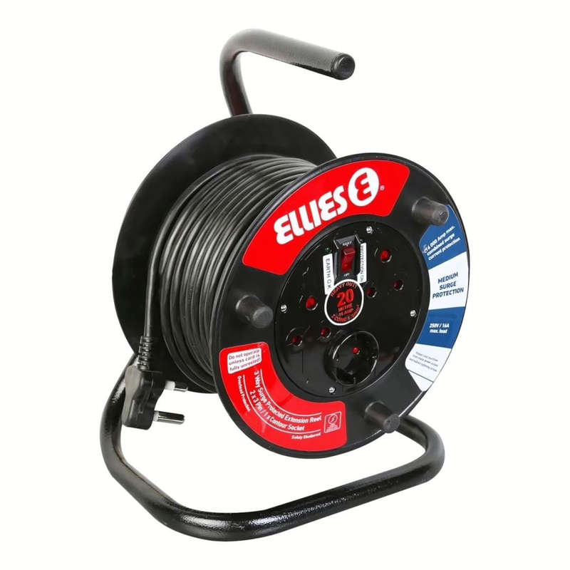 Ellies 20m Heavy Duty Medium Surge Extension Reel