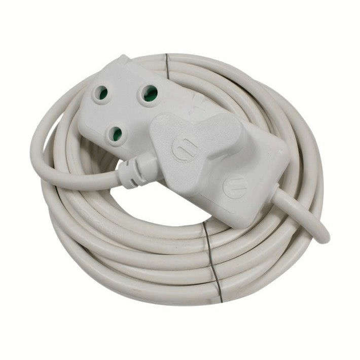 Ellies 2-way Heavy Duty Extension Cord 10m White