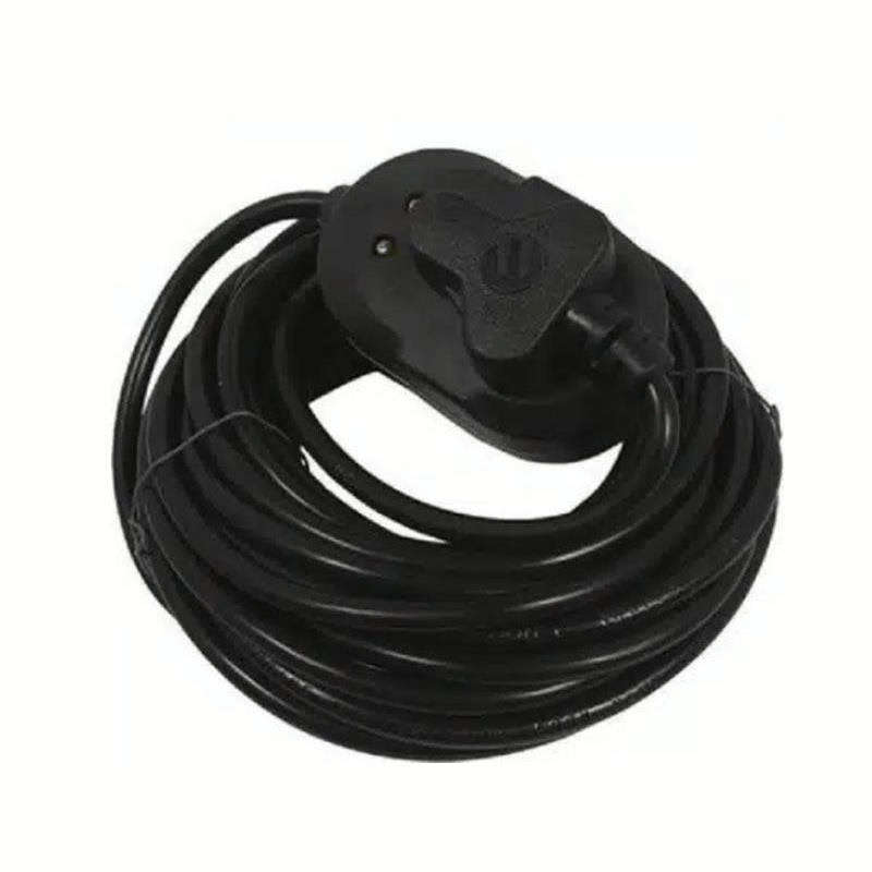 Ellies 2-way Light Duty Extension Cord 20m Black