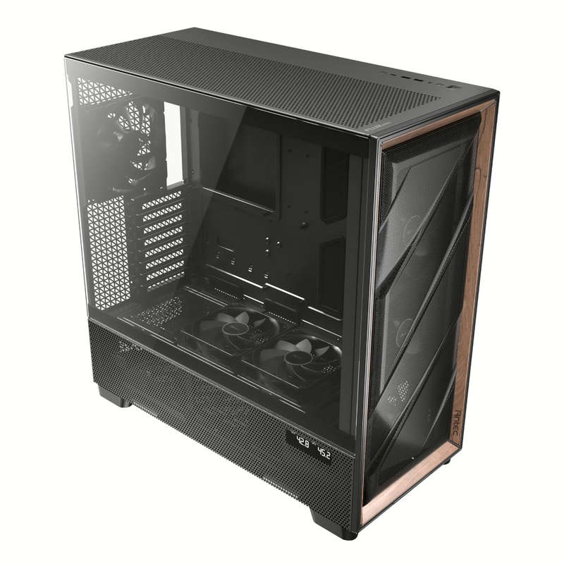 Antec FLUX PRO E-ATX Mid Tower Gaming Chassis  Black