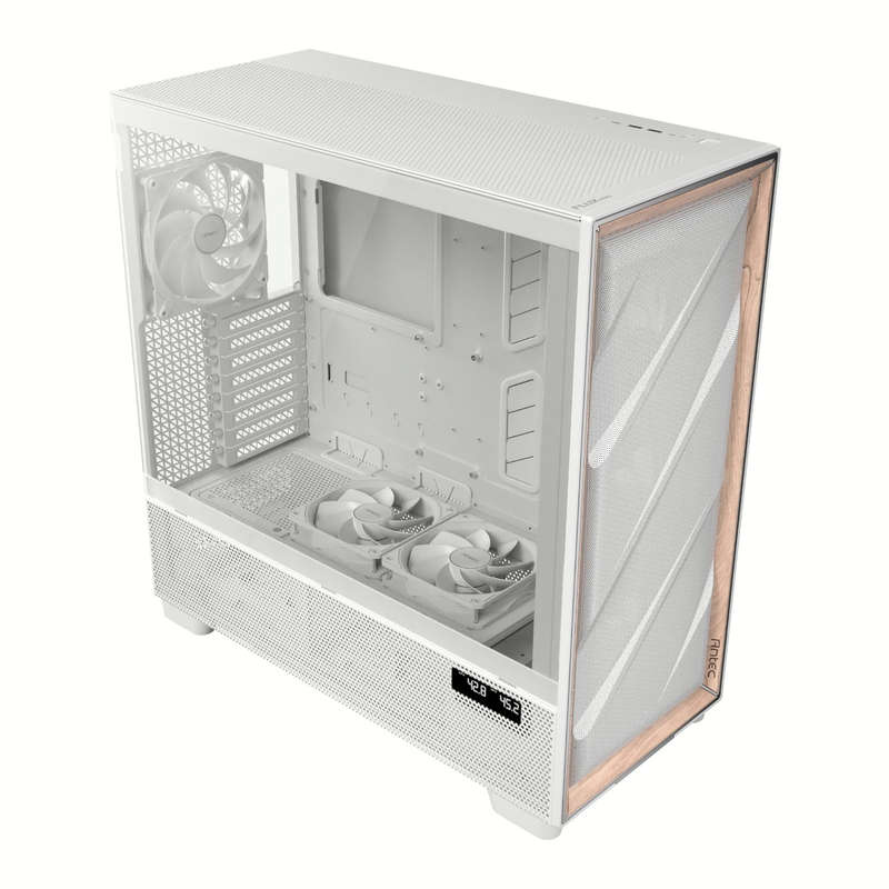 Antec FLUX PRO E-ATX Mid Tower Gaming Chassis  White