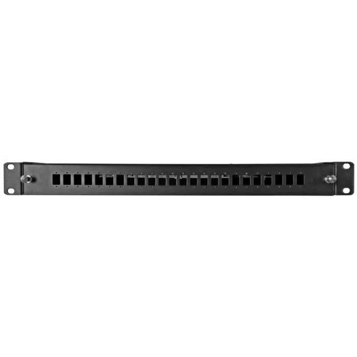 Scoop 24-port Blank Fibre Sliding Patch Panel