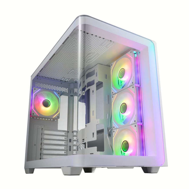 FSP M580 ATX White Gaming Chassis and HV Pro 650W Power Supply Bundle