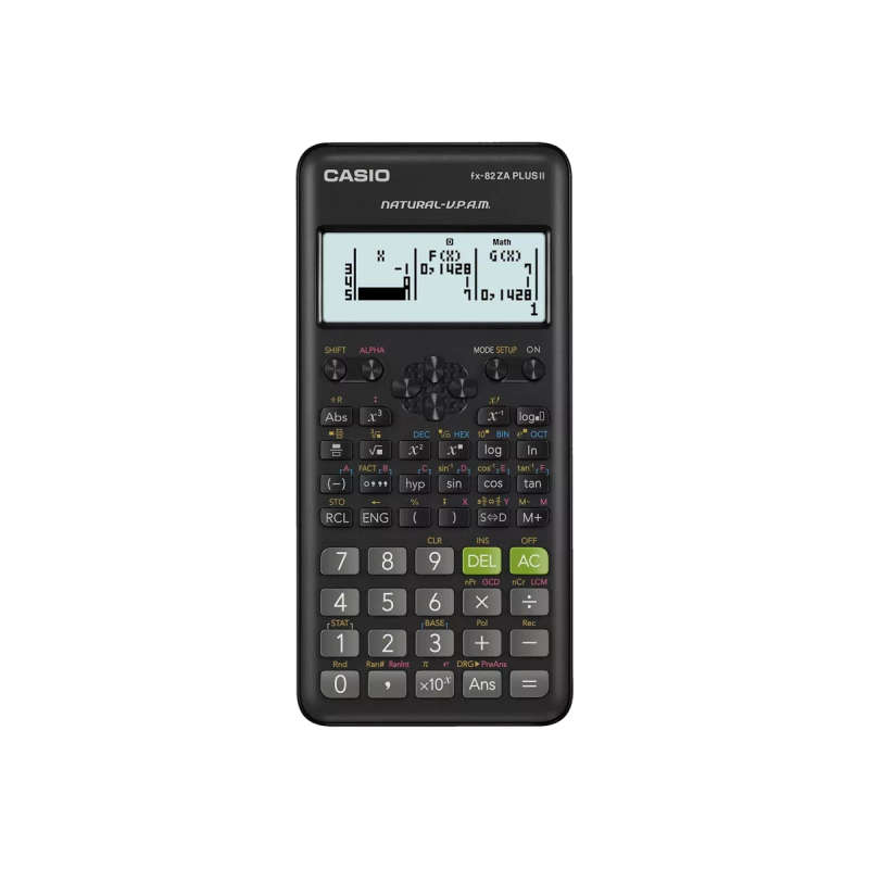 Casio FX-82 Plus II Scientific Calculator Black