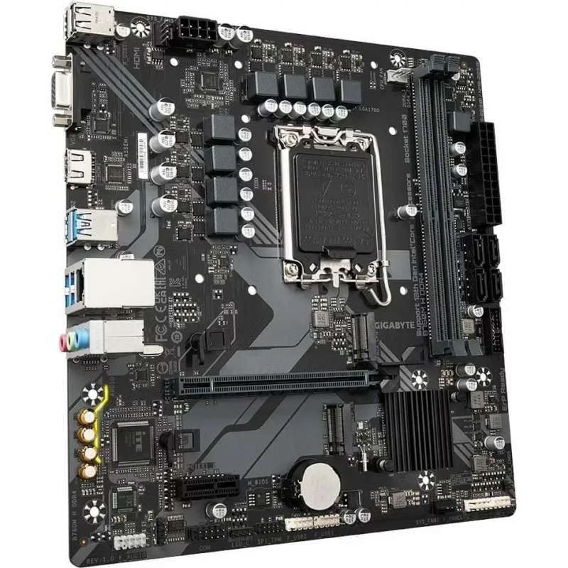 Gigabyte B760M H DDR4 Intel Express LGA 1700 micro ATX Motherboard