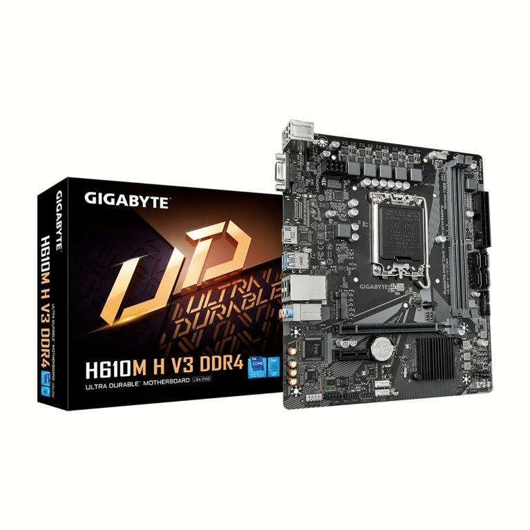 Gigabyte H610M H V3 Intel LGA 1700 DDR4 mATX Motherboard