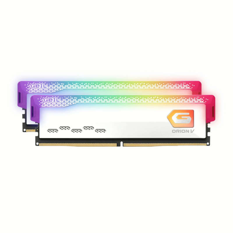 GeIL Orion 32GB Kit(2x16GB) 6000MHz RGB DDR5 RAM - White
