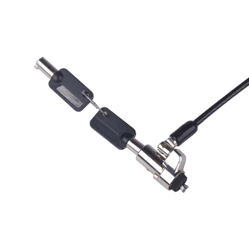 Gizzu Noble Wedge Laptop Lock (For Dell 3.2mm x 4.5mm Slot) - Cable Length 1.8m - 2 user keys inc...