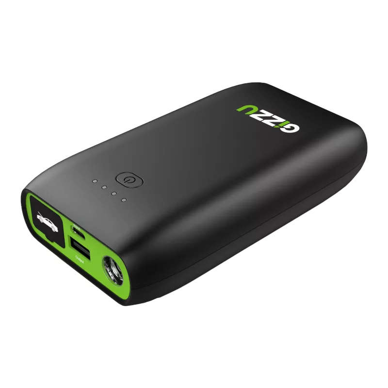 Gizzu 1000A Jump Starter 10400mAh Black -