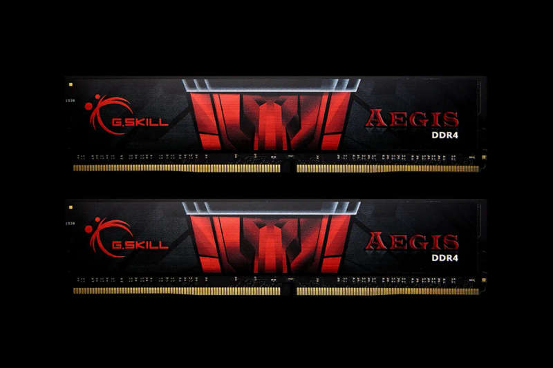 G.Skill Aegis DDR4-3000MHz CL16-18-18-38 1.35V 16GB (2x8GB) F4-3000C16D-16GISB.