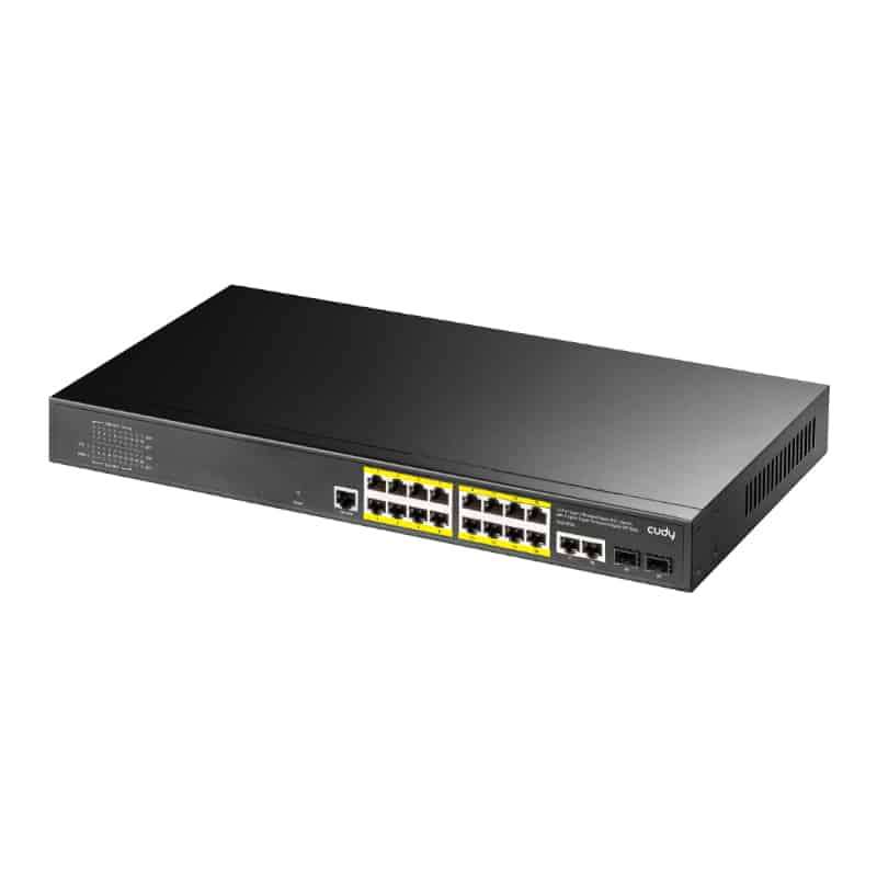 Cudy 16-port Layer 2 Managed Gigabit PoE Switch