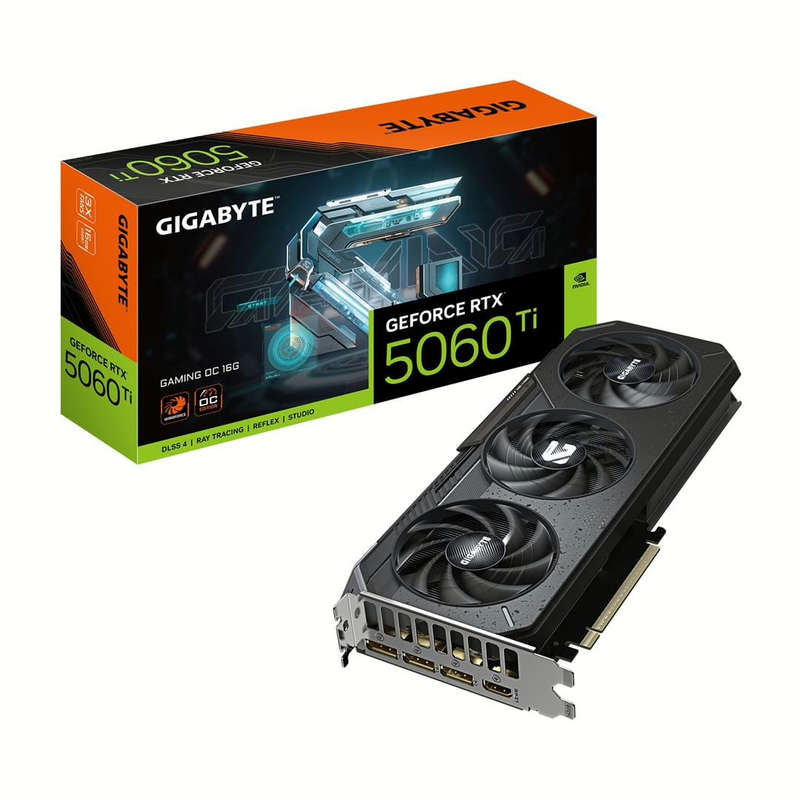 Gigabyte GeForce RTX 5060 Ti Gaming OC 16G 16GB GDDR7 Graphics Card