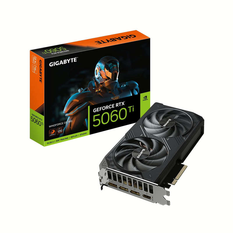 Gigabyte GeForce RTX 5060 Ti Windforce OC 16G 16GB GDDR7 Graphics Card