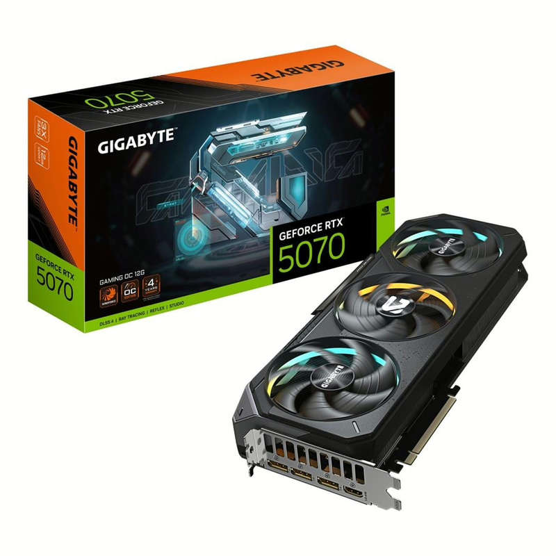 Gigabyte GeForce RTX 5070 Gaming OC 12GB GDDR7 Graphics Card