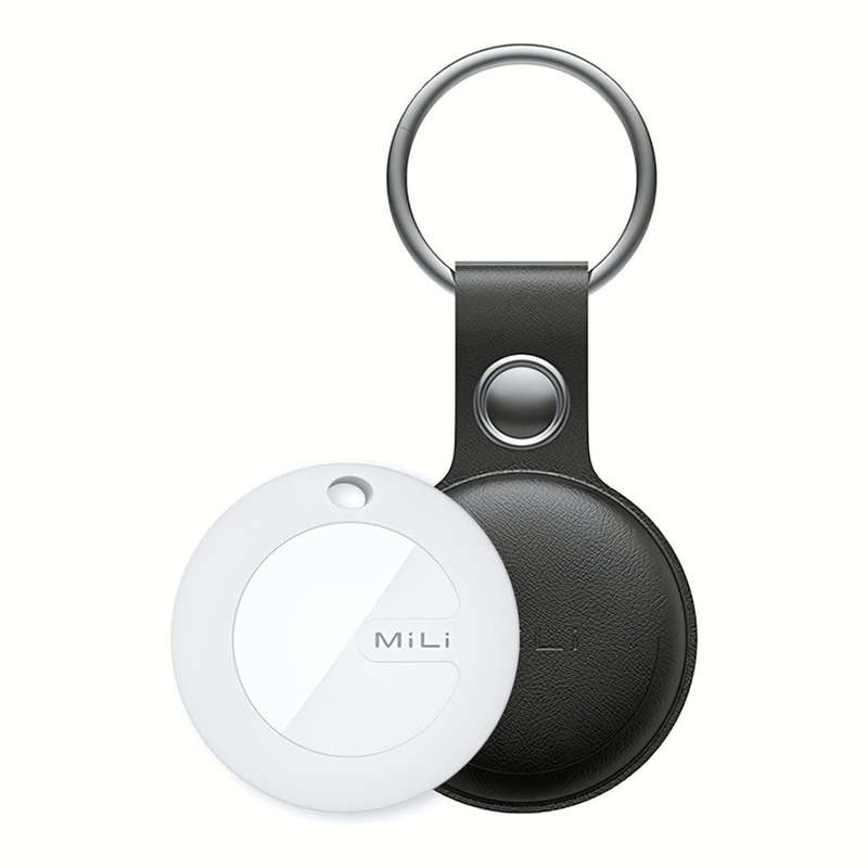 Mili MiTag Apple Tag with Leather Keychain