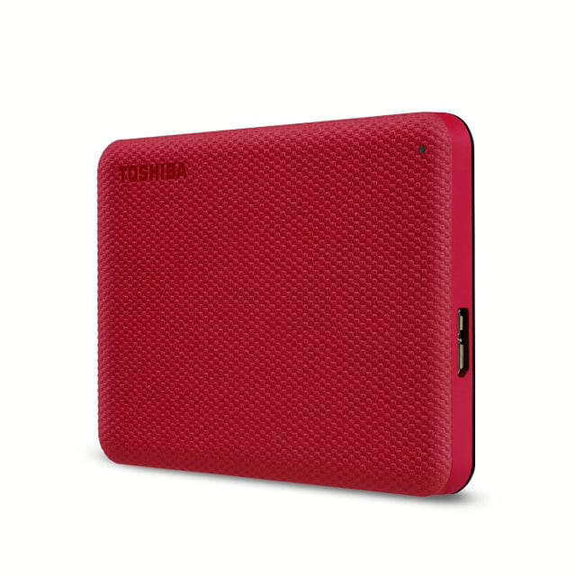 Toshiba Canvio Advance 2.5-inch 4TB USB Type-A External Hard Drive Red