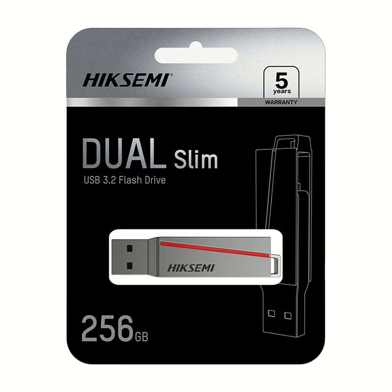 HIKVISION FLASHDRIVE DUAL USB3.2+C 256GB