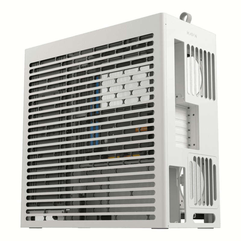 HAVN HS 420 Base Edition E-ATX Mid-Tower PC Case with Adjustable GPU Bracket White