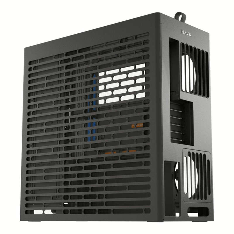 HAVN HS 420 Base Edition E-ATX Mid-Tower PC Case with Adjustable GPU Bracket Black