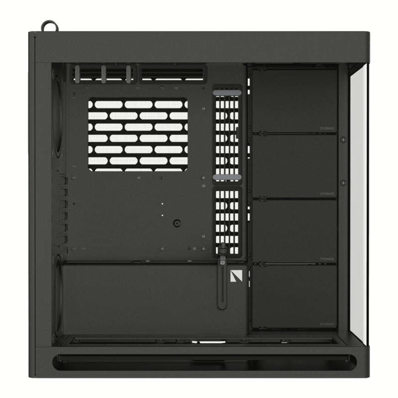 HAVN HS 420 Base Edition E-ATX Mid-Tower PC Case with Adjustable GPU Bracket Black