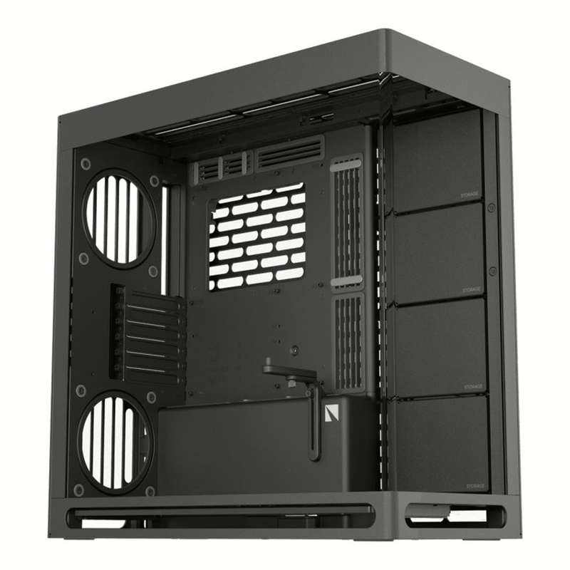 HAVN HS 420 Base Edition E-ATX Mid-Tower PC Case with Adjustable GPU Bracket Black