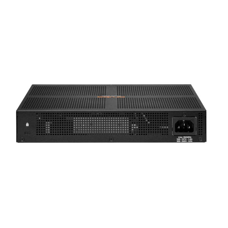 HPE Aruba 6100 12-port Class4 Managed L3 Gigabit Ethernet PoE Switch Black