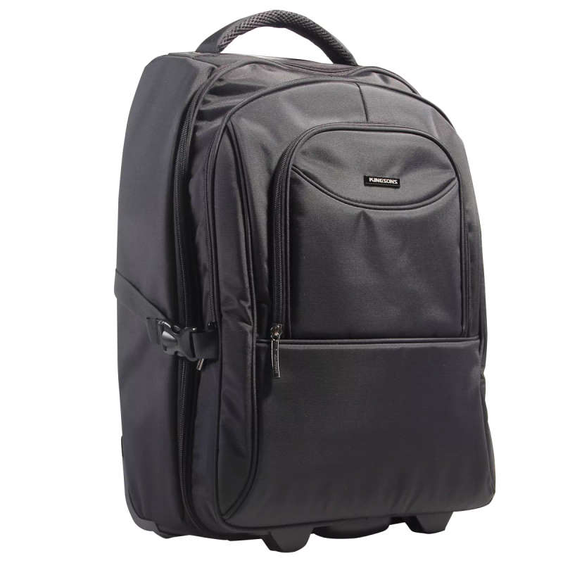 Kingsons K8380W Notebook Case 15.6-inch Trolley Case Black