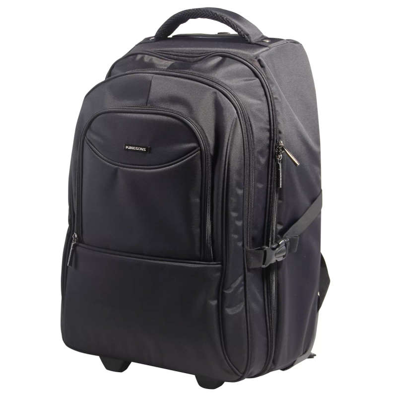 Kingsons K8380W Notebook Case 15.6-inch Trolley Case Black
