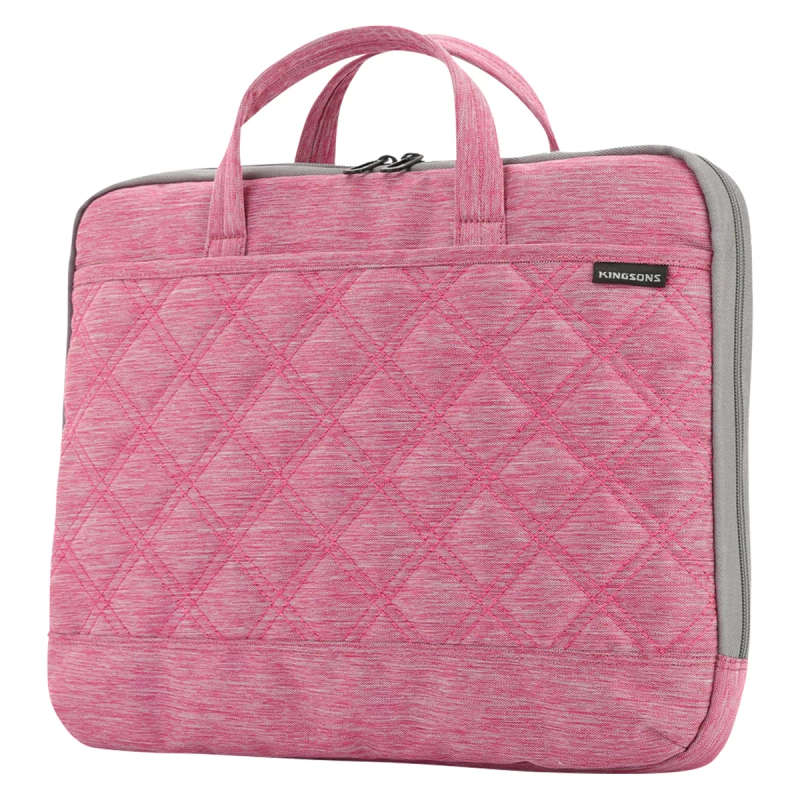 Kingsons Trace Series 15.6-inch Ladies Notebook Bag Pink
