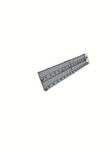 KD Solar rear wind deflector ballast holder for 15 degrees tilt tier 1 and 2 flat roof mounting