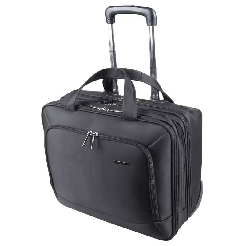 Kingsons 15.6-inch Black Prime Series Trolley Bag
