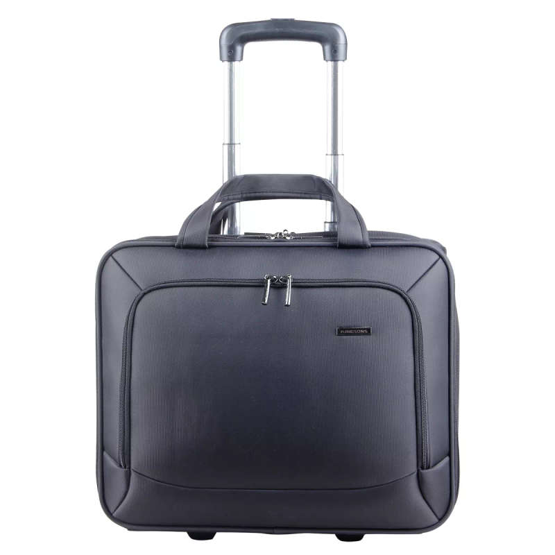Kingsons 15.6-inch Black Prime Series Trolley Bag