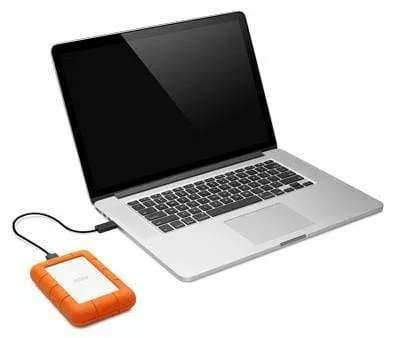 LaCie Rugged Mini 4TB Orange External Hard Drive