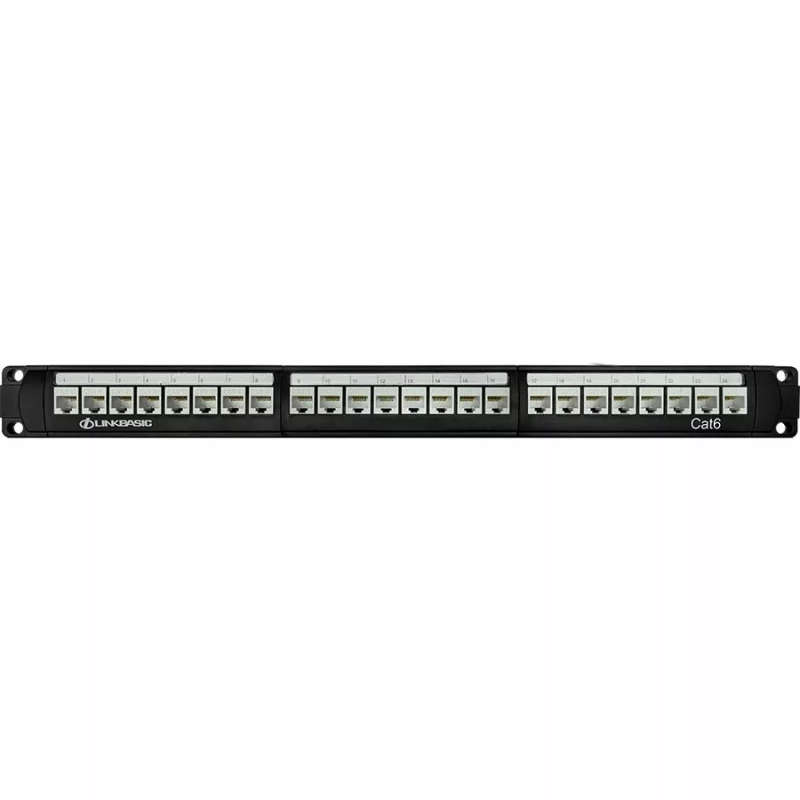 Linkbasic 24-port Cat6 Rack Mount Patch Panel