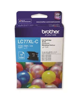 Brother LC77XLC High Yield Cyan ink Cartridge