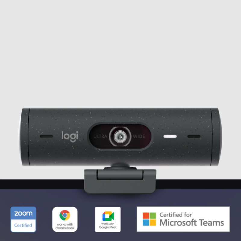 Logitech Webcam Brio 500 - GRAPHITE - USB - N/A - EMEA28 Webcam 2yr warranty