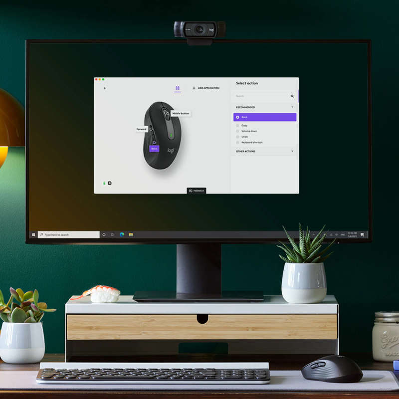 Logitech Signature M650 Bluetooth & Wireless Mouse Black