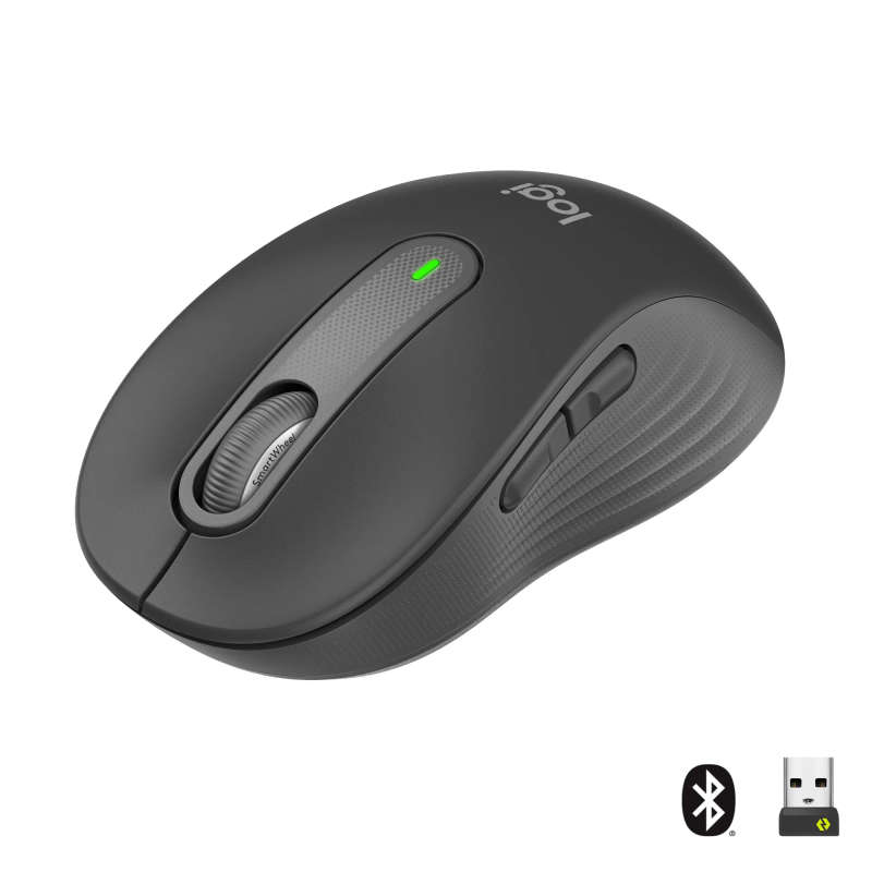 Logitech Signature M650 Bluetooth & Wireless Mouse Black