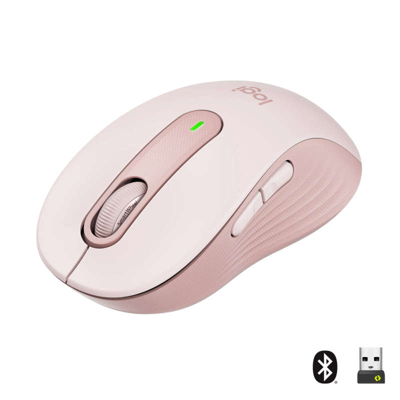 Logitech Signature M650 Wireless Mouse - ROSE - BT