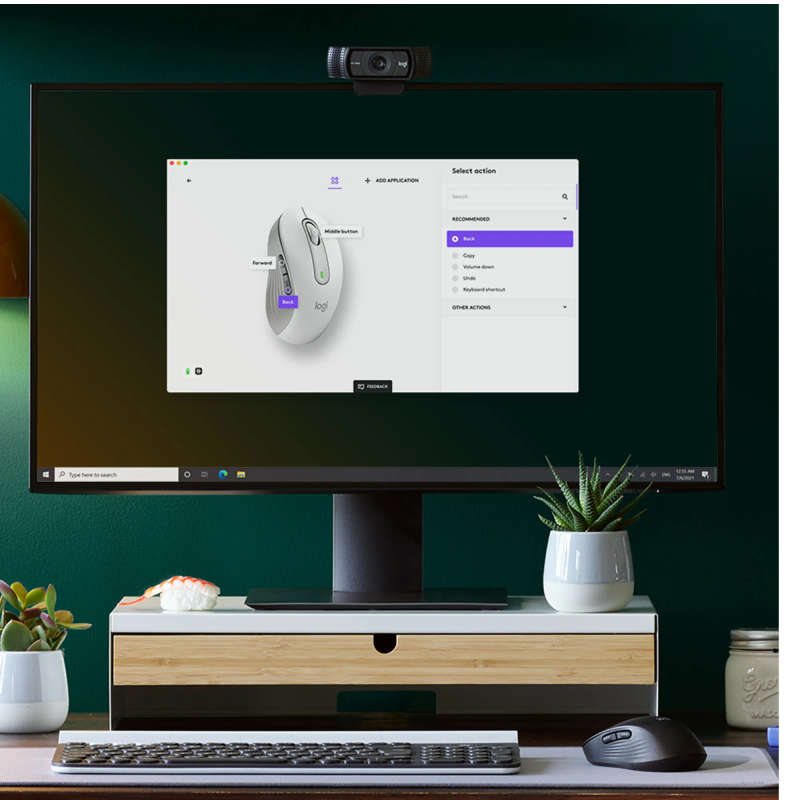Logitech Signature M650 Wireless Mouse - OFF-WHITE - BT