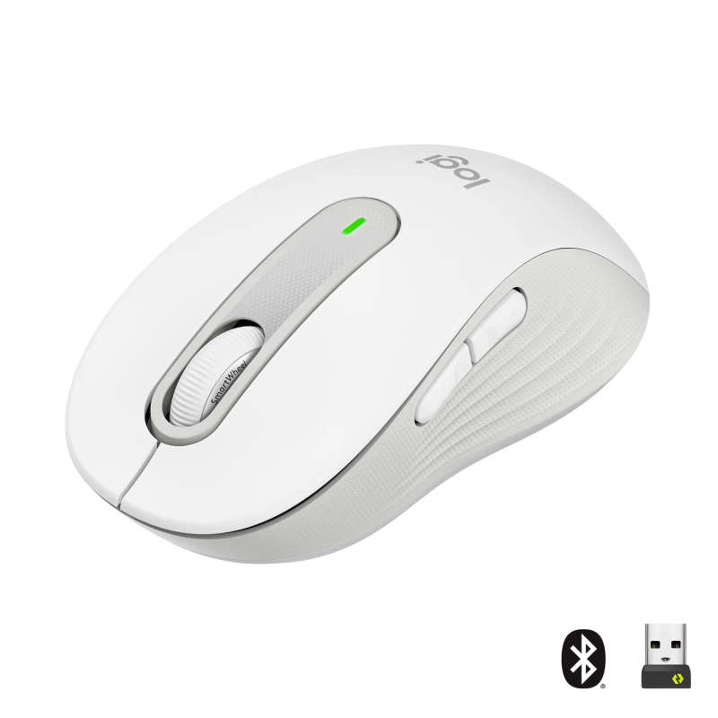 Logitech Signature M650 Wireless Mouse - OFF-WHITE - BT