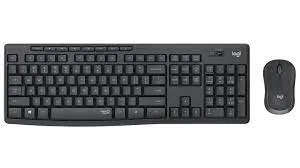 Logitech Wireless keyboard  and mouse Combo MK295 Desktop Silent (GRAPHITE) 3-Year Limited Hardwa...
