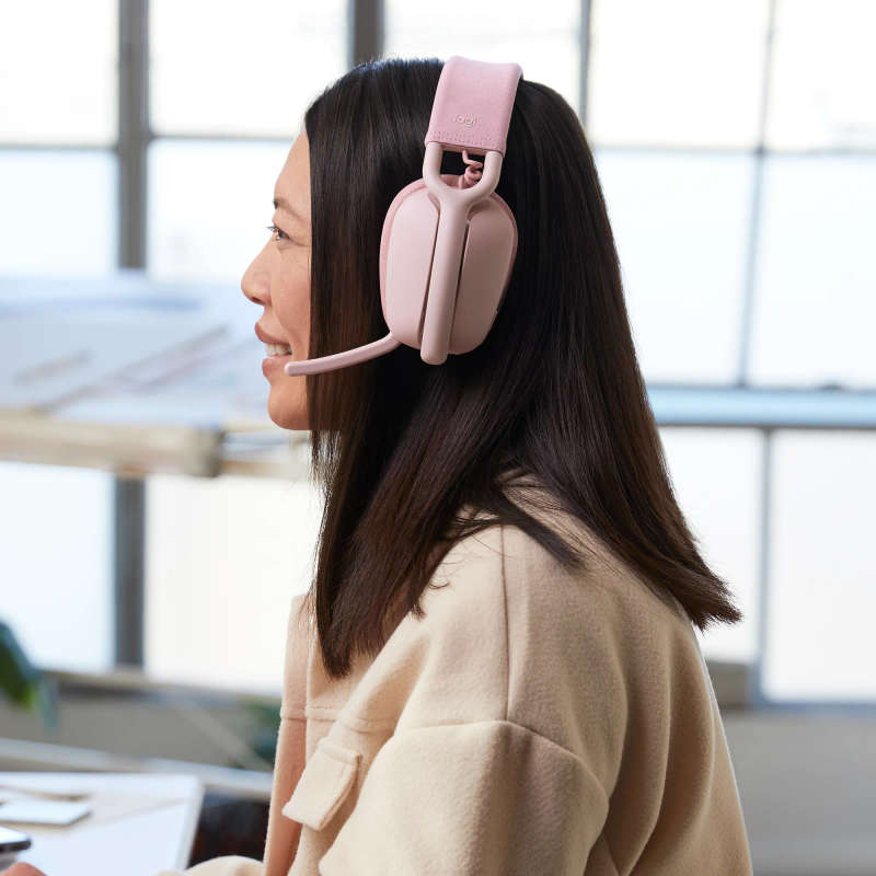Logitech VC ZONE VIBE 100 WIRELESS BLUETOOTH HEADSET ROSE - 2 year limited warranty