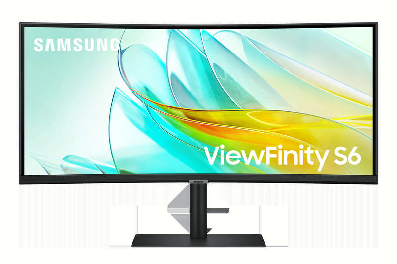 Samsung ViewFinity S6 S65UC 34-inch 3440 x 1440p UWQHD 21:9 100Hz 5ms LED VA Curved Monitor