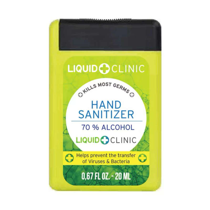 Liquid Clinic 20 ml Hand Sanitizer Liquid Spray Atomiser (70% Alcohol) (Box of 10)