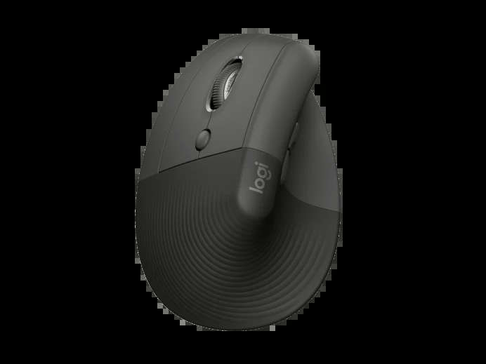 Logitech Lift - Wireless Ergonomic Mouse - Graphite