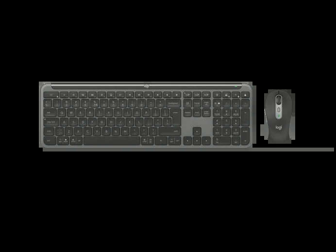 Logitech MK950 - Wireless Keyboard and Mouse - Graphite - Bluetooth
