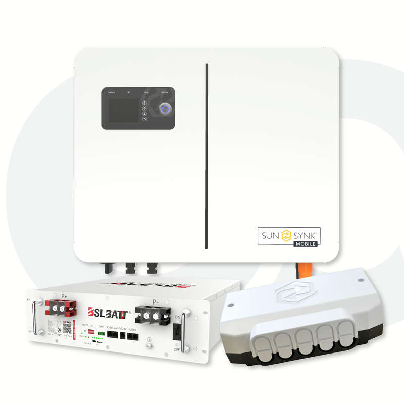 MADCombo SunSynk SunSynk 6kW Lynks Inverter + BSL Battery 51.2V - 3U 100Ah CANBUS (5.12kWh) Inclu...
